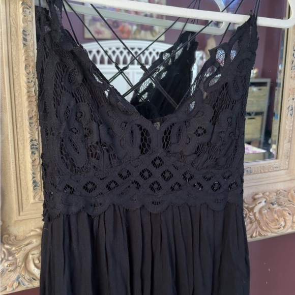 Free People Adella Maxi Slip Black - Picture 2 of 7